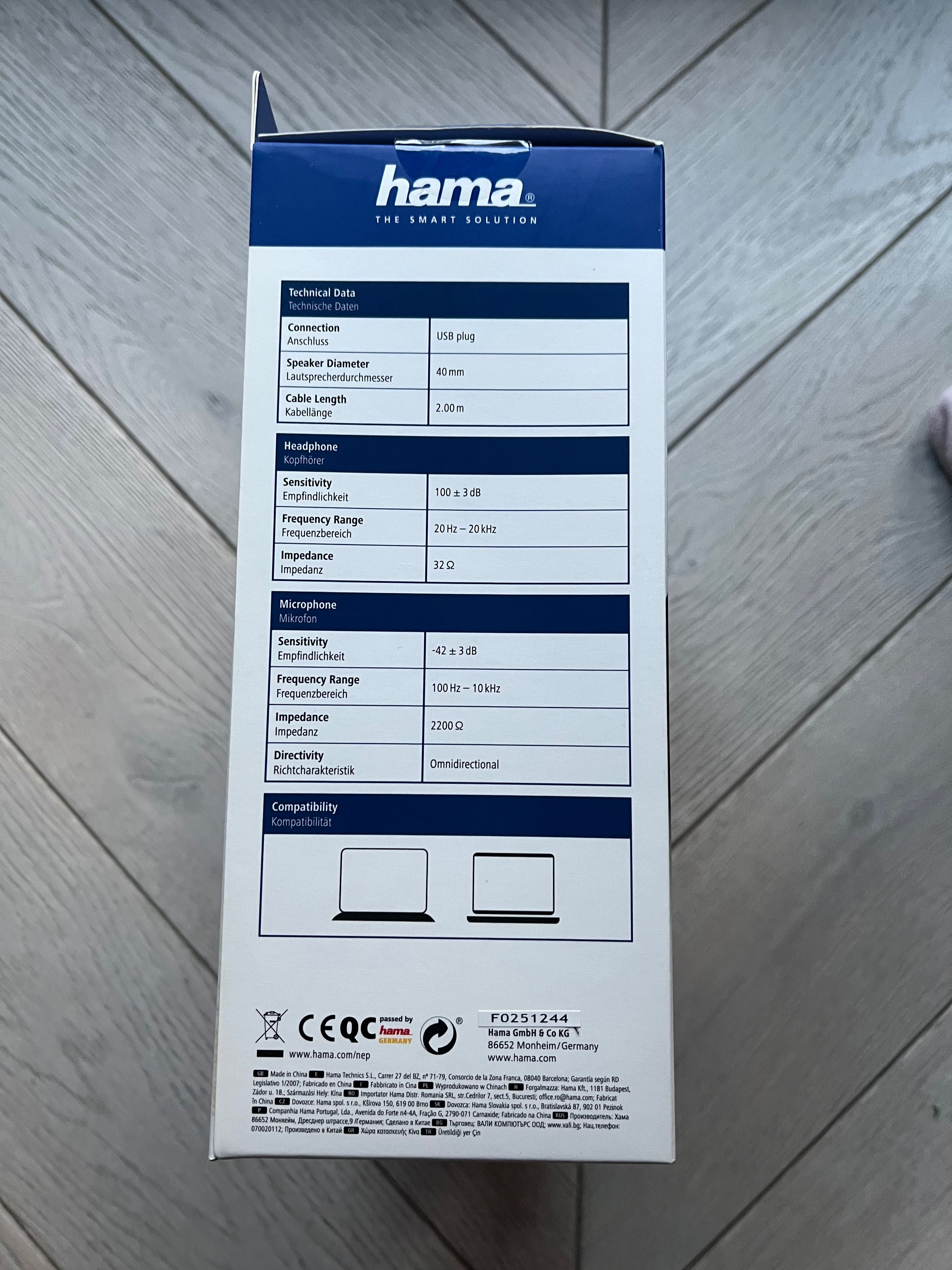 Słuchawki Hama HS-USB400
