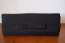 Clutch Preta com laço