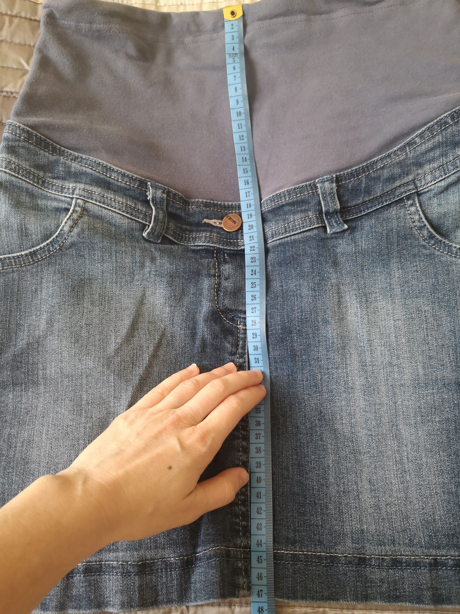 Ciążowa spódniczka jeansowa Branco rozmiar S