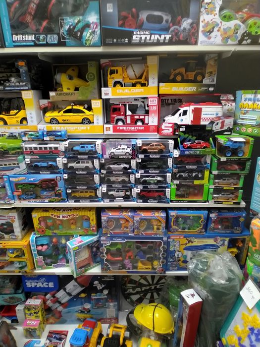 Трейлер органайзер з машинками 35см і 40см