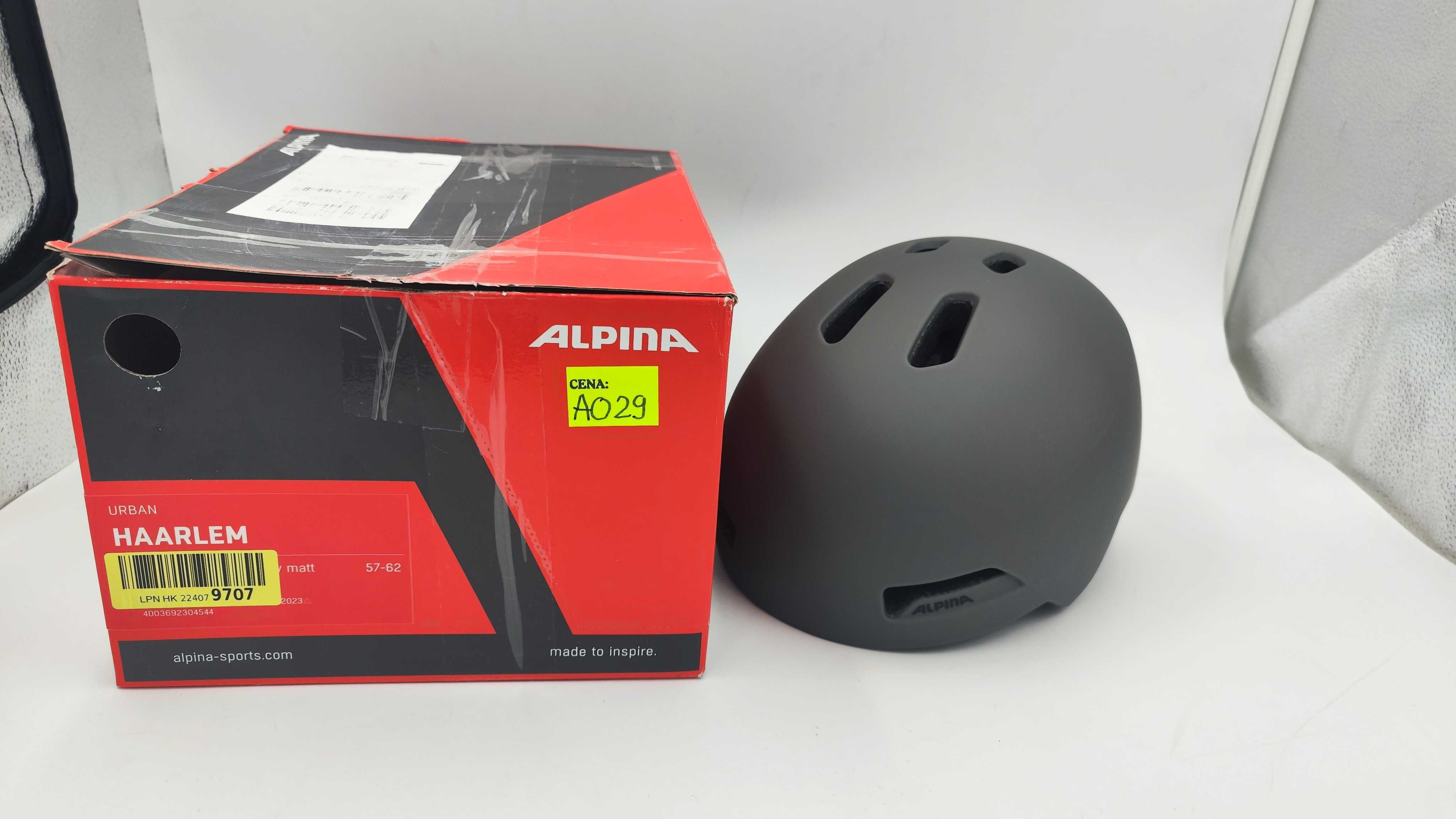 Kask rowerowy Alpina HAARLEM r. 57-62cm (AO29)