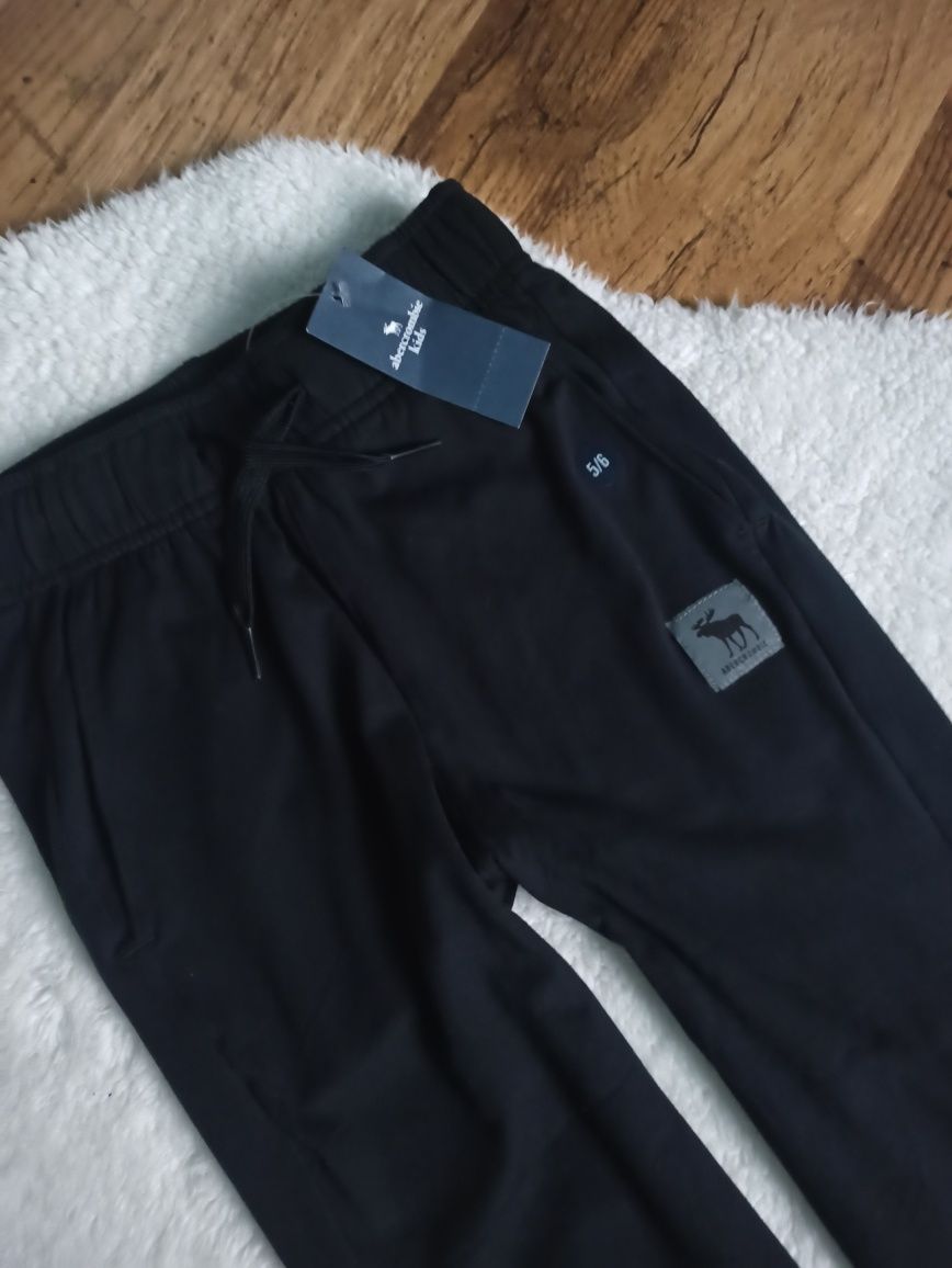 Spodnie jogger abercrombie 116 5/6 lat nowe