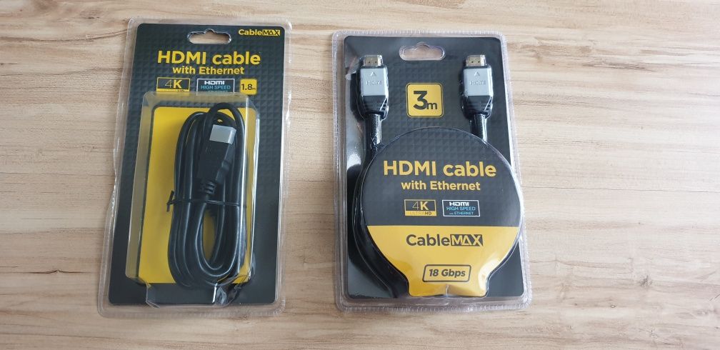 Nowe kable HDMI 2.0 z Ethernet 4K