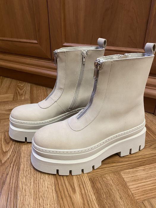 Ботінки шкіряні,ботінки,39-40,кожа,zara,geox,Timberland,тракторна