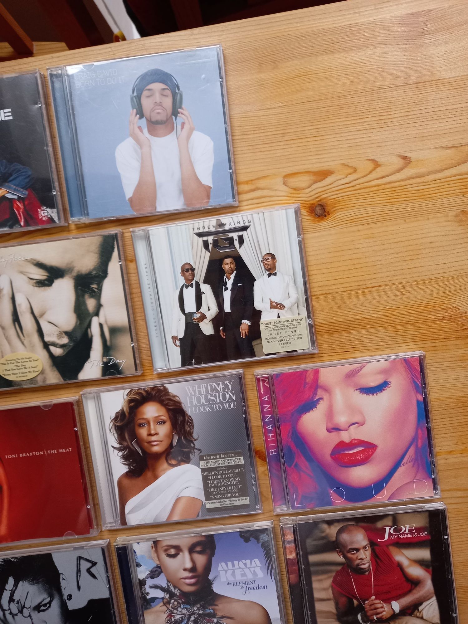 Zestaw 17 CD R&B Rihanna Whitney Alicia Janet Toni STAN IDEALNY/BDB!!