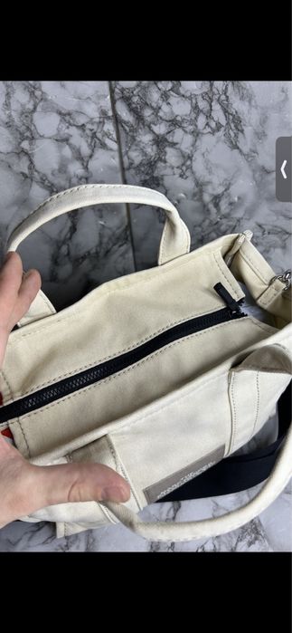 Сумка тканевая с ремнём через плече the Tote Bag Marc Jacobs оригинал