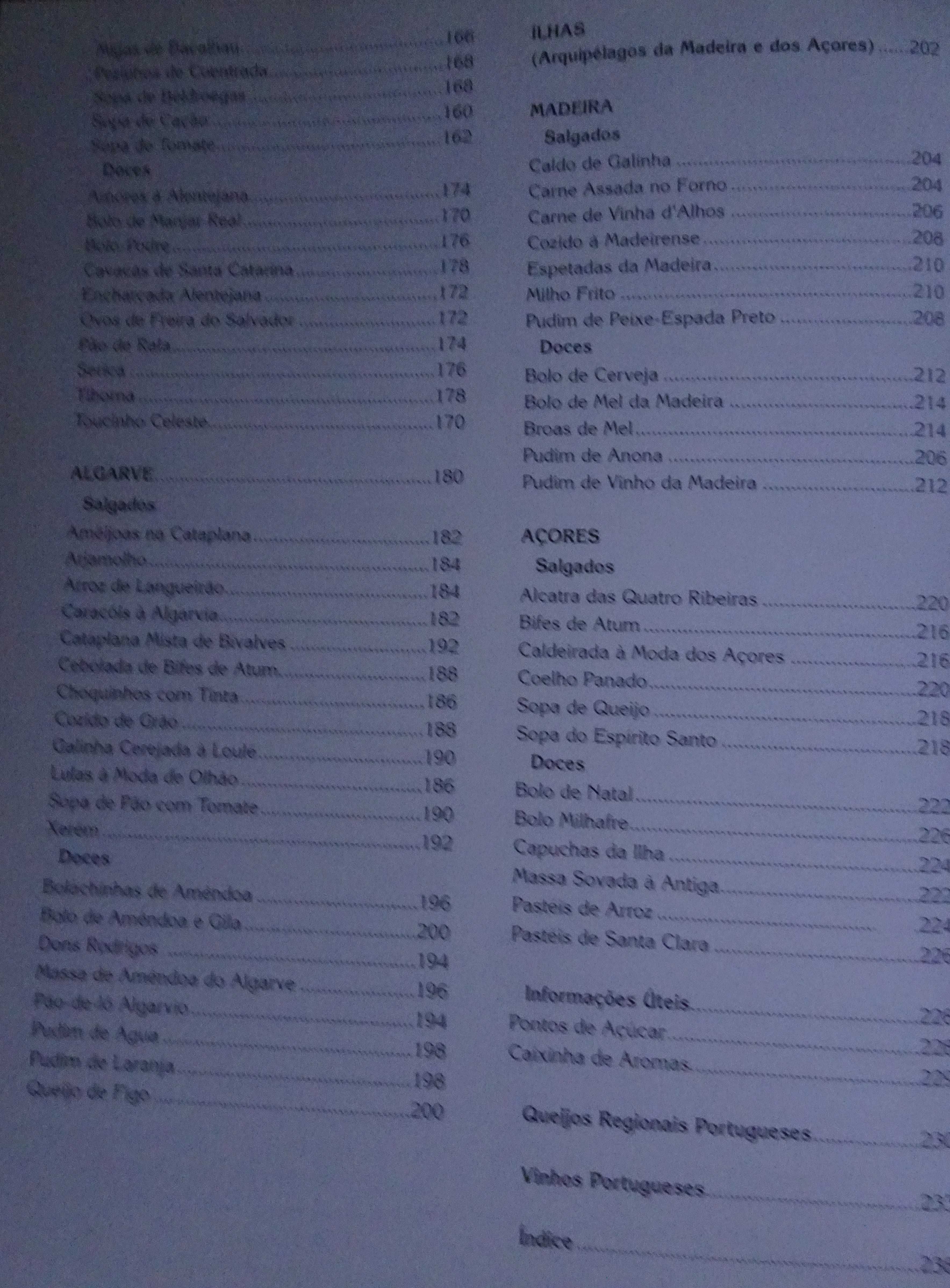 Gastronomia Regional Portuguesa (Sabores Que O Tempo Não Apaga)