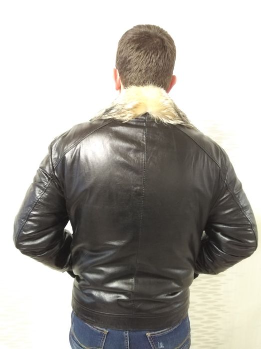 Куртка-дубленка теплая