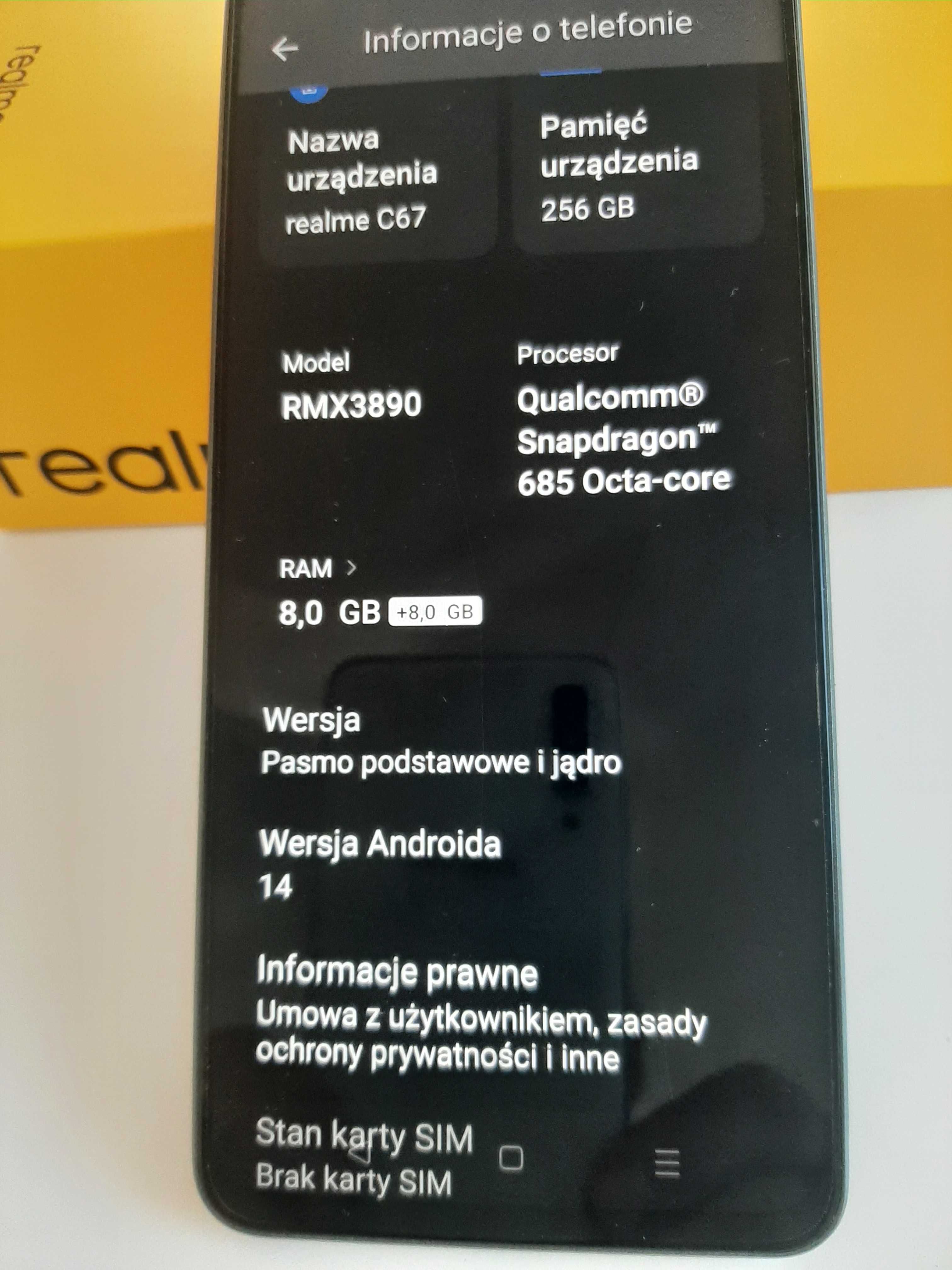 Smartfon Realme C67
