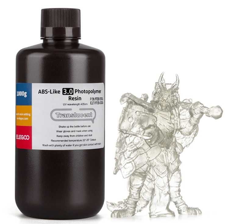 Фотополімерна смола Elegoo Resin (Standard v2.0/Standard 8k/ABS 3.0)