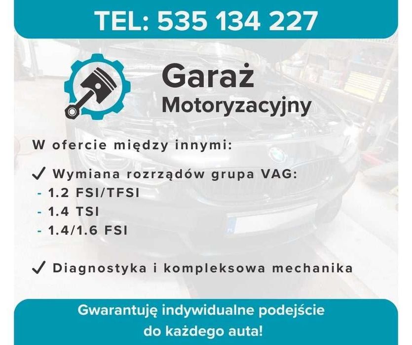 Mechanika i diagnostyka VAG,rozrządy, 1.2 FSI/TFSI 1.4 TSI/FSI 1.6 FSI