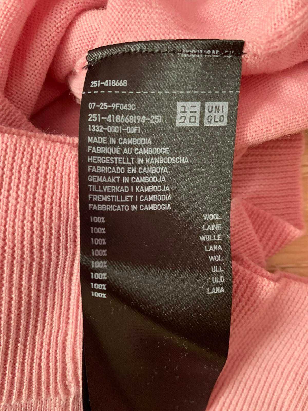 светр меринос uniqlo хс