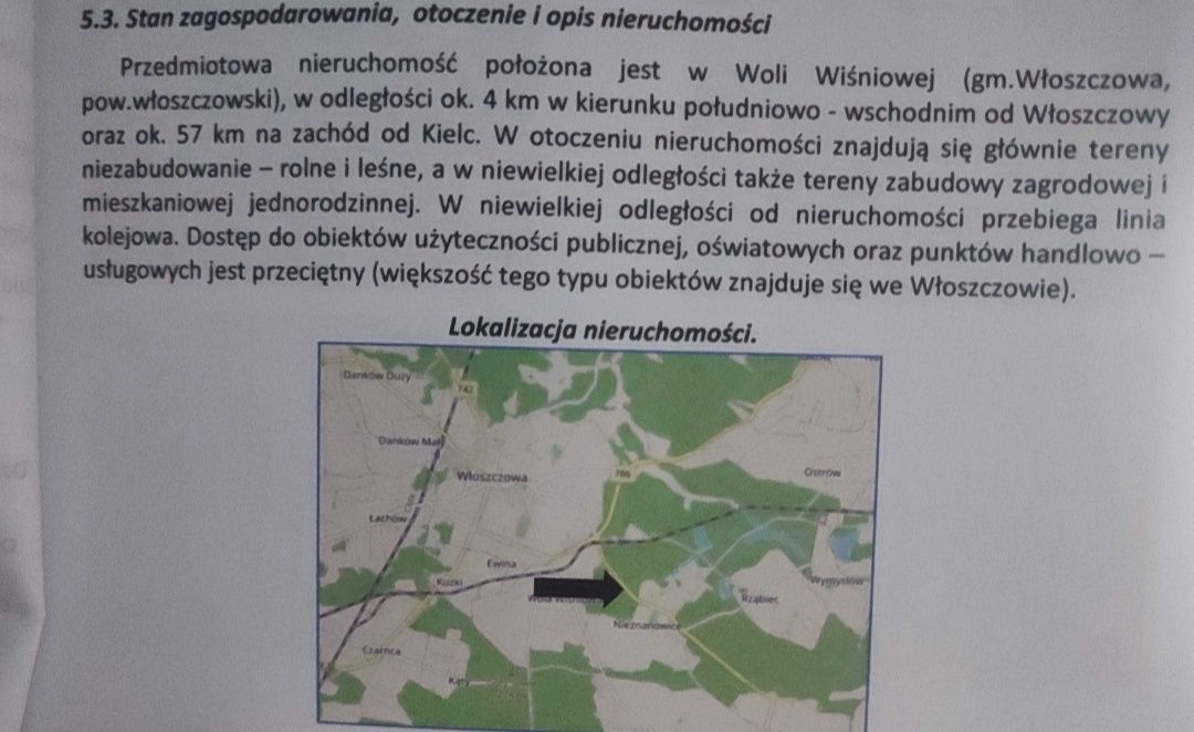 Działka Wola Wiśniowa