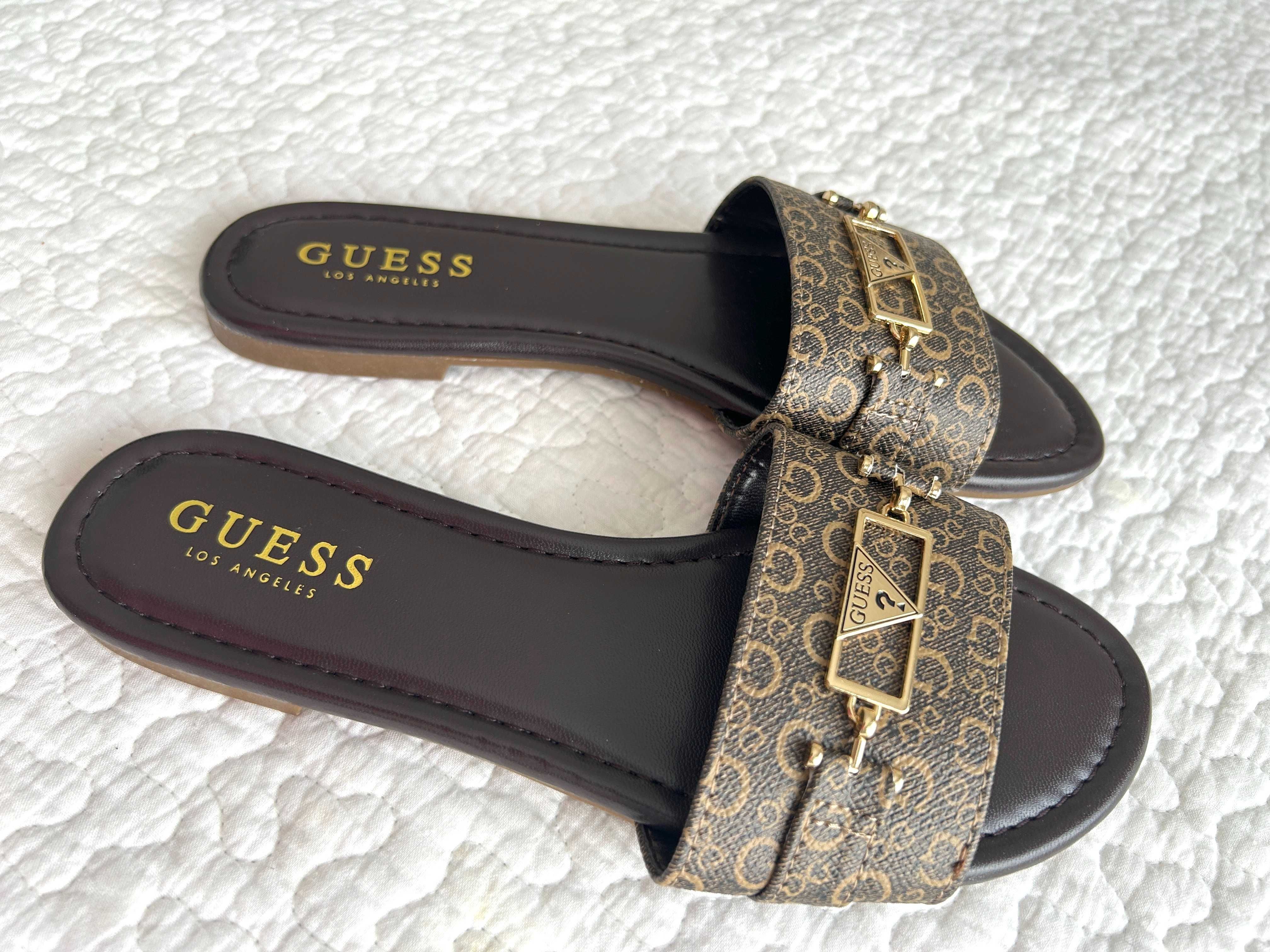 Guess klapki roz 37