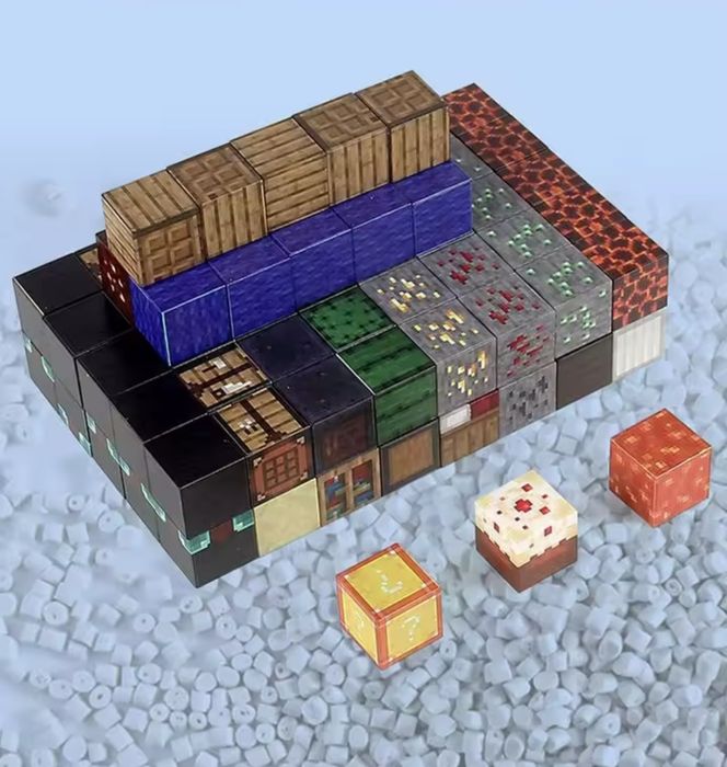Магнітний конструктор Майнкрафт Minecraft 60/120/180/240/300 кубиків