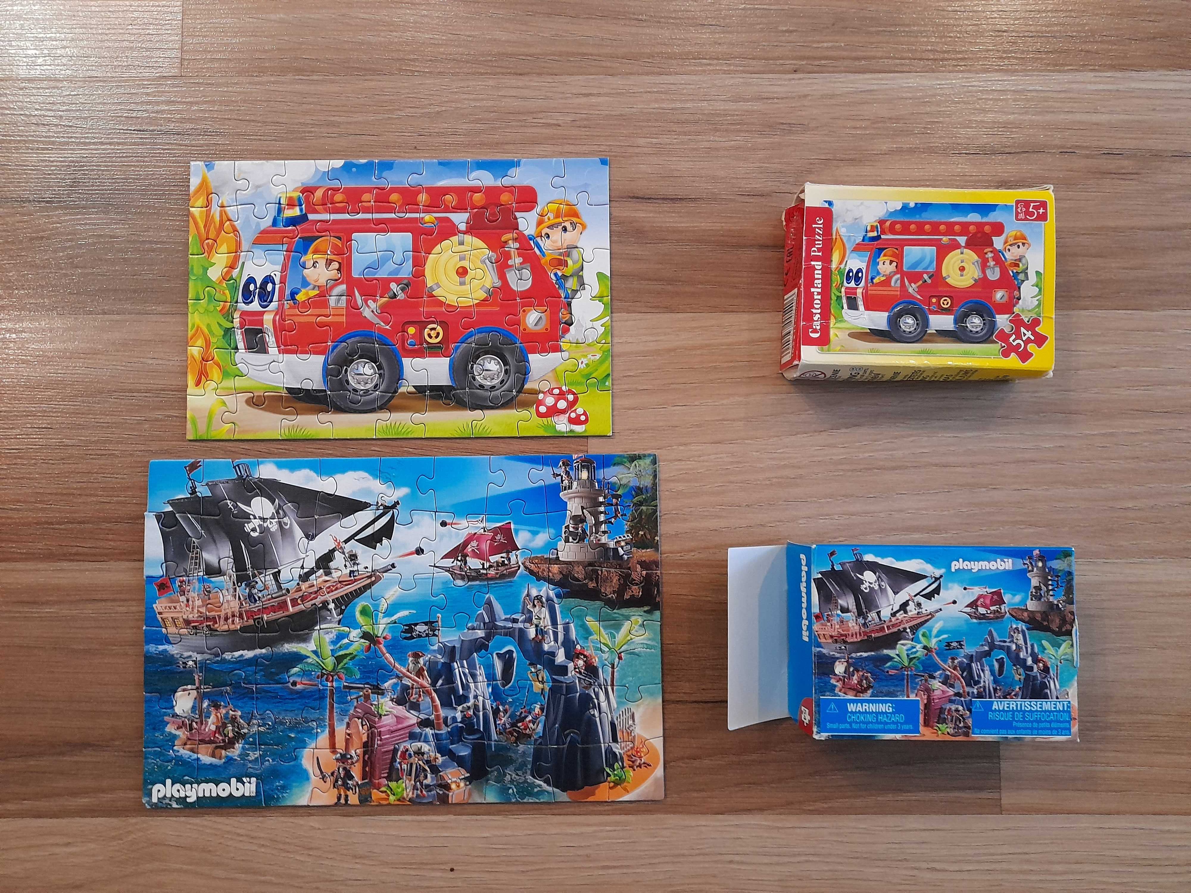 Puzzle dla chłopca - 108 szt. oraz 2 x mini puzzle 54 szt.
