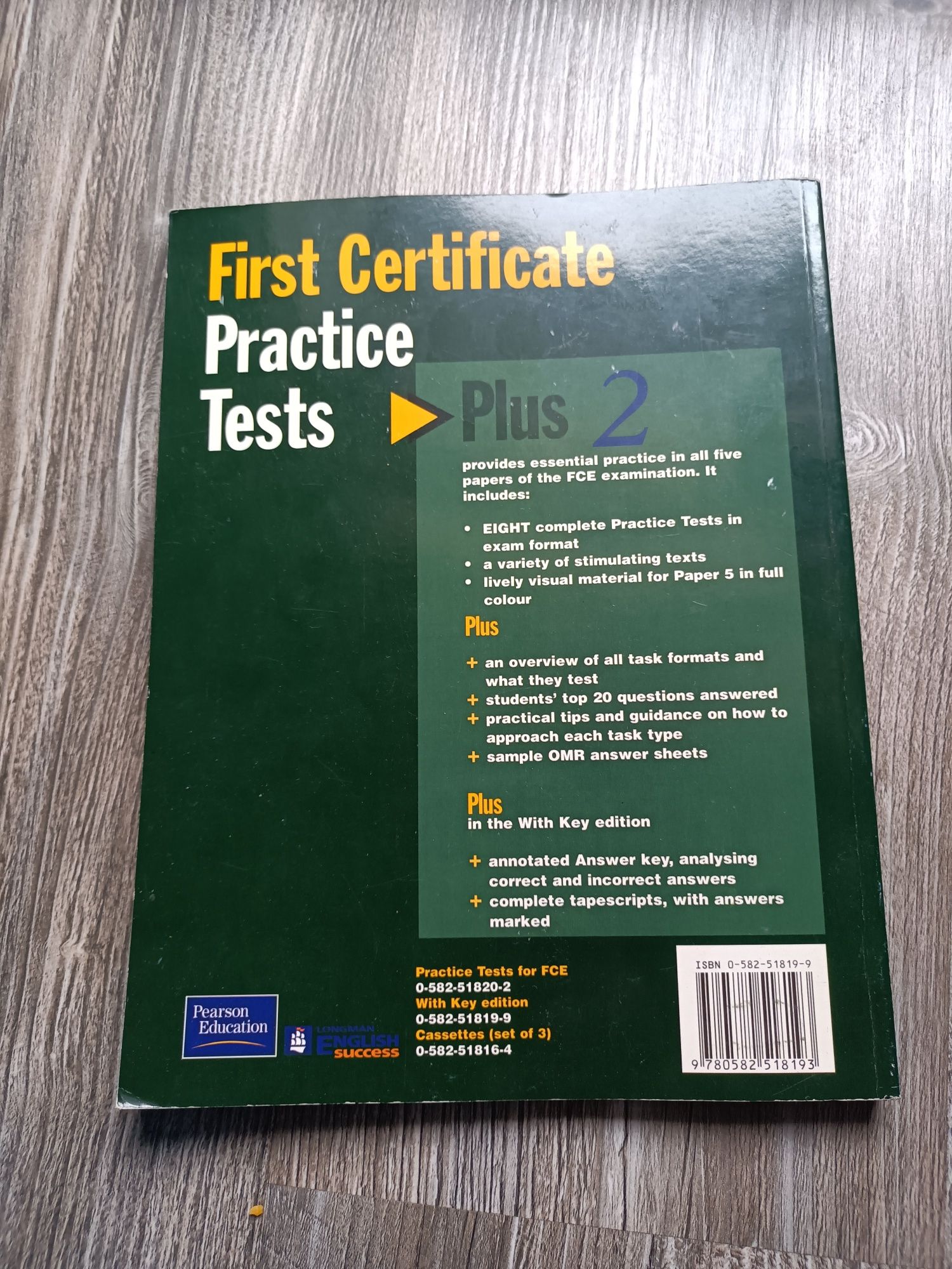First certificat practice test plus 2