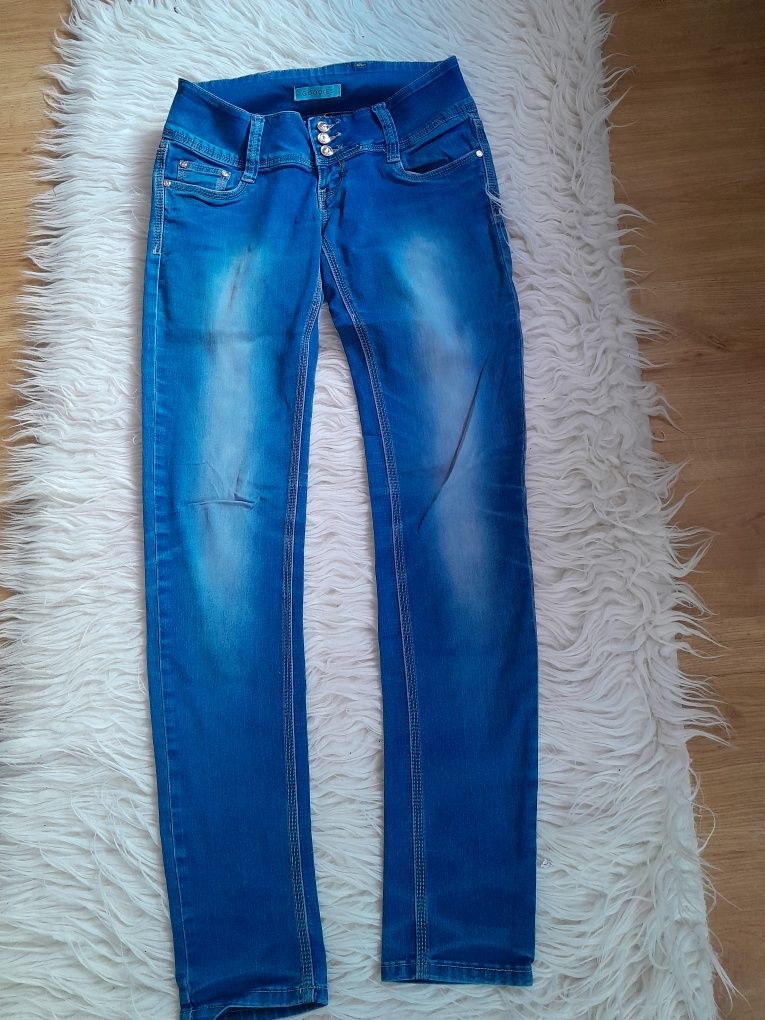 Spodnie skiny jeansowe rozmiar 36