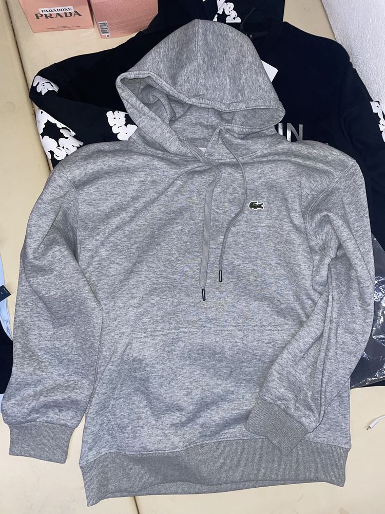 Sweat lacoste cinzenta tamanho M