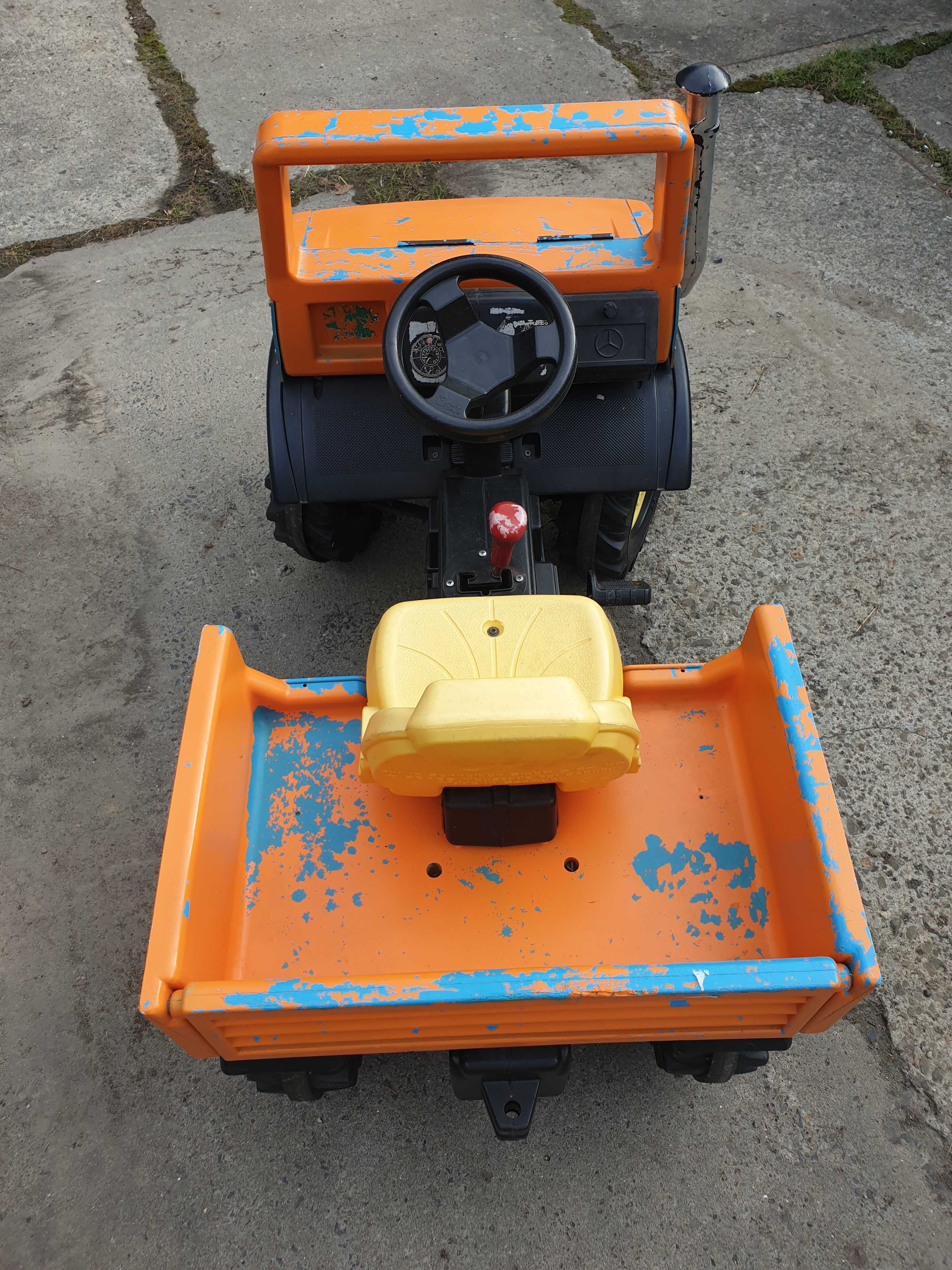 ROLLY TOYS MB UNIMOG pojazd na pedały
