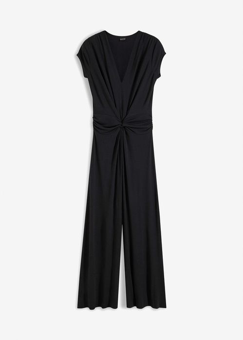 B.P.C czarny kombinezon z marszczeniem ^52/54