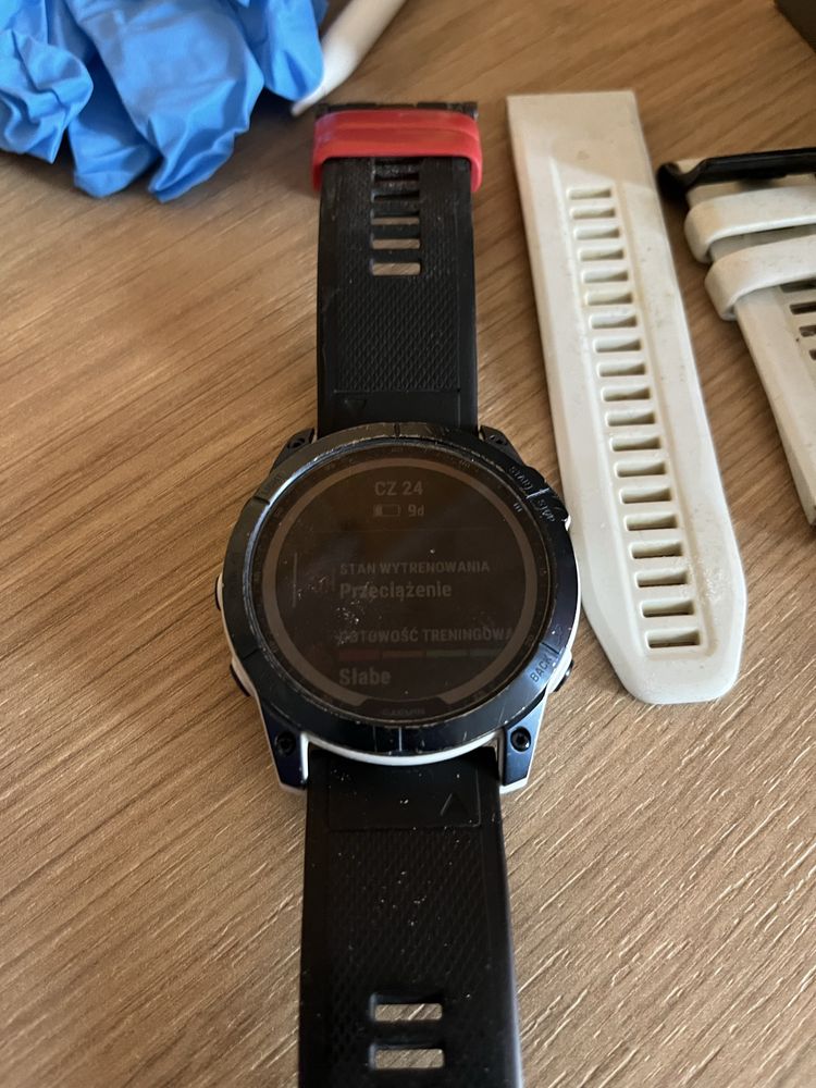 Sprzedam zegarek garmin fenix 7X sapphire solar gwarancja paski pudelk