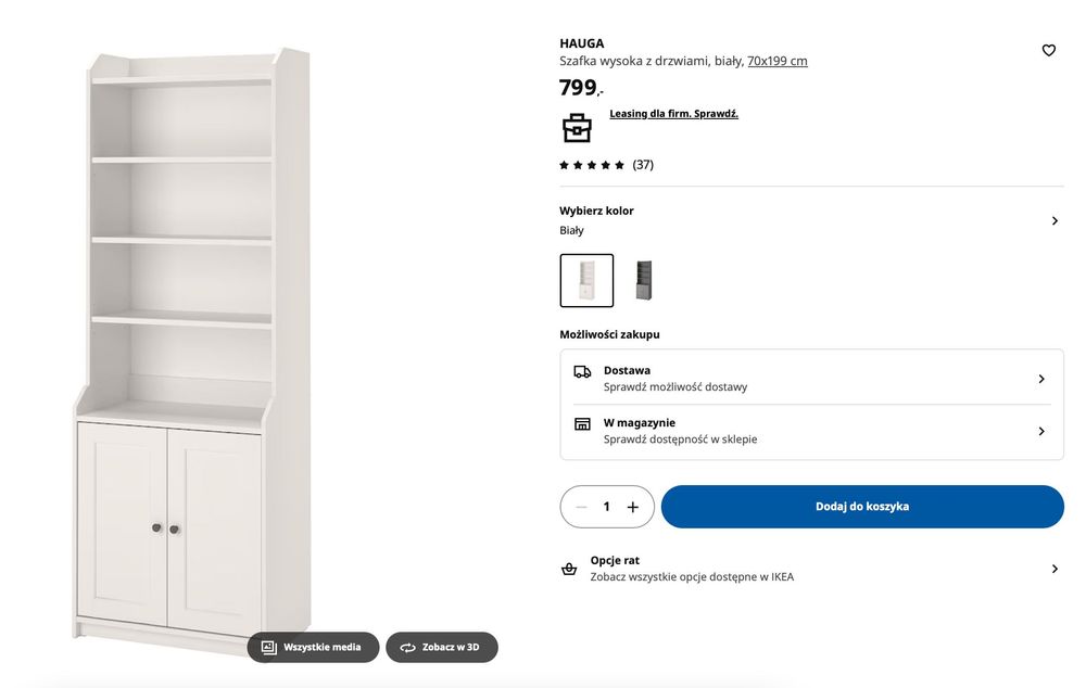 Szafa Ikea HAUGA