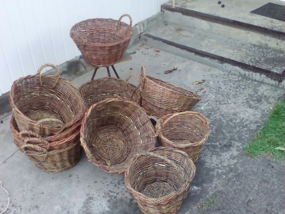 Кошик корзина з верби корзини для квітів декоративні корзини на пасху