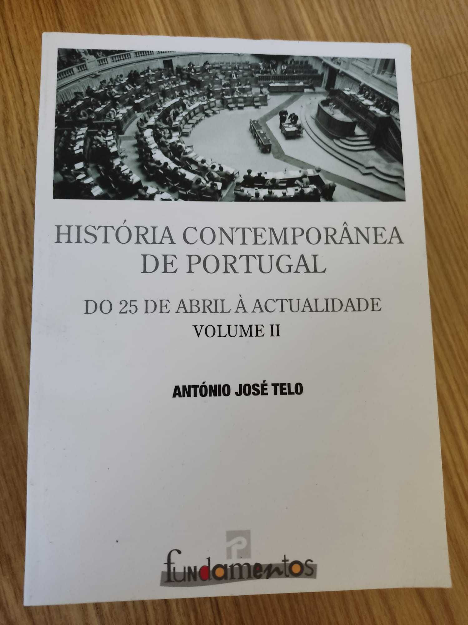 Livro História Contemporânea de Portugal