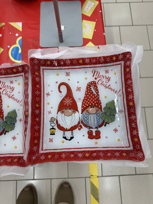 Тарілки новорічні