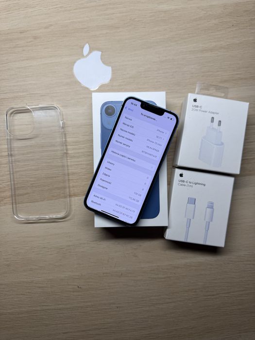 iPhone 13 mini 128gb niebieski bateria 100% komplet