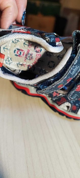 Sandália Beppi Menino Vermelho/Azul