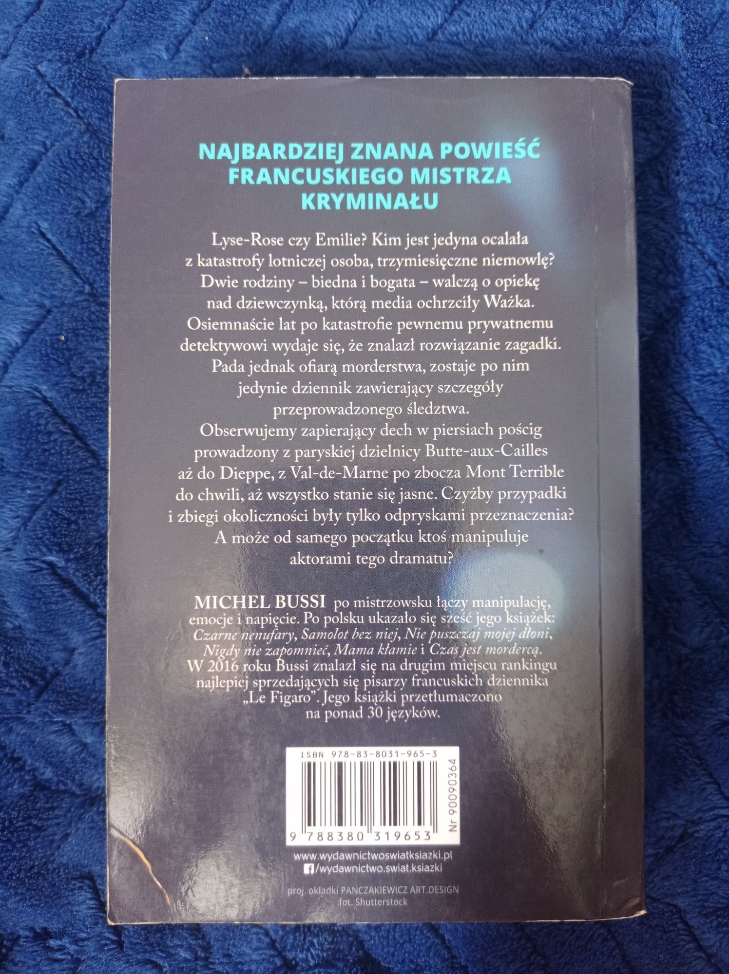 Samolot bez niej - Michel Bussi