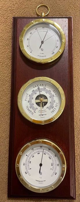 Метеостанція настінна BAROSTAR Франція (барометр,гигрометр,термометр)