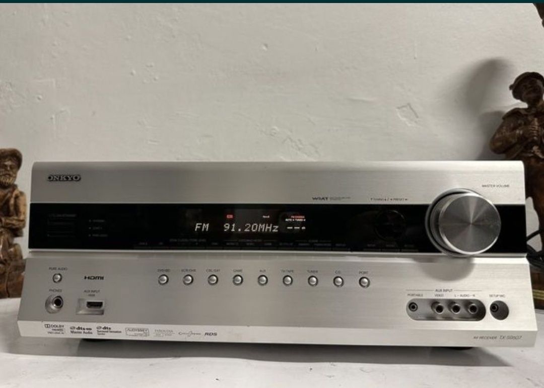 Mocny amplituner Onkyo TX-SR 607 wzmacniacz 140 watt