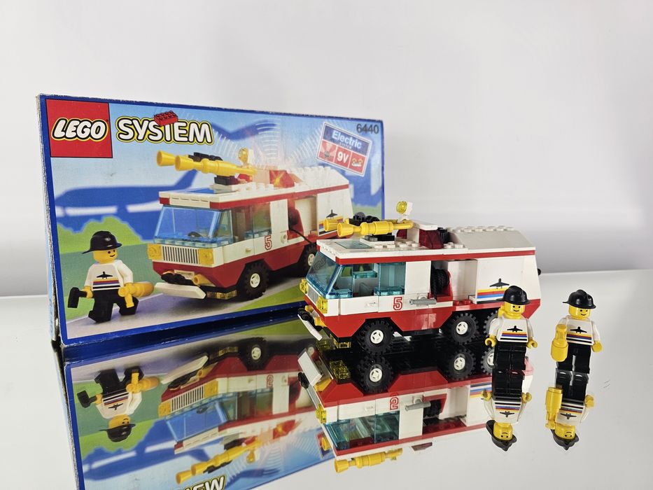 Lego 6440 Straż pożarna lotniska 9V Wzorowe