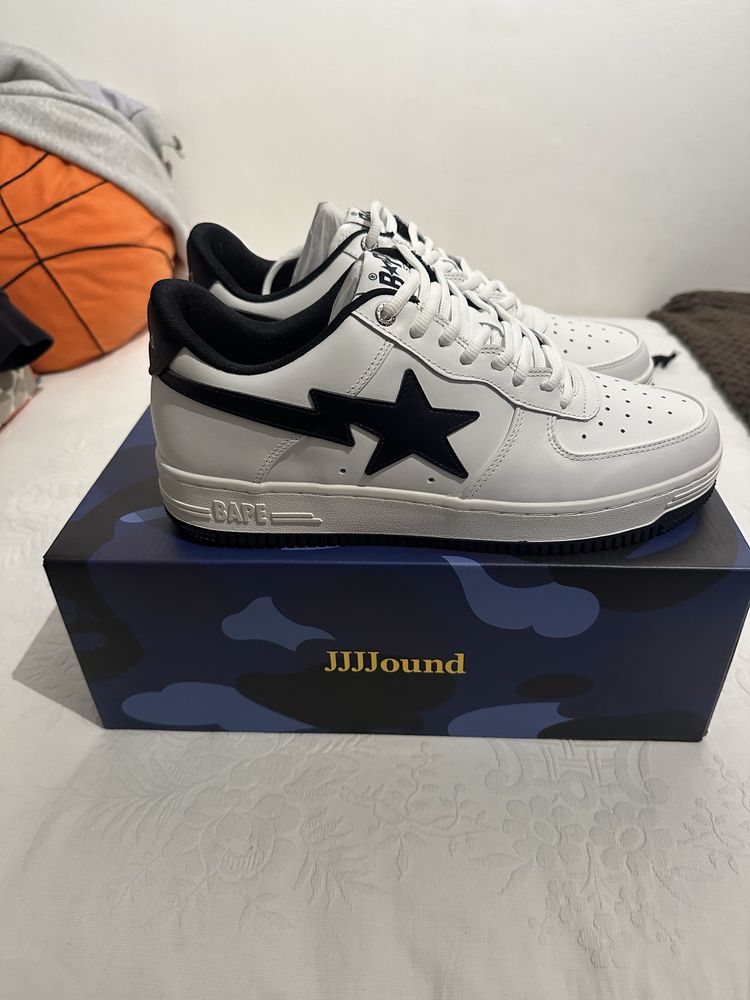 Bapesta x JJJJound White Navy - n44