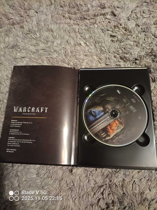 Warcraft początek książka z filmem dvd