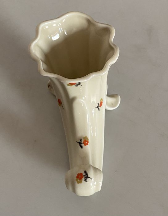 Przedwojenny Ćmielów wazon róg obfitości