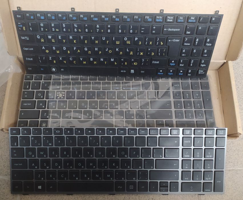 Клавіатури від ноутбуків