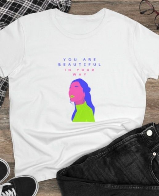 T-shirt  única colorida