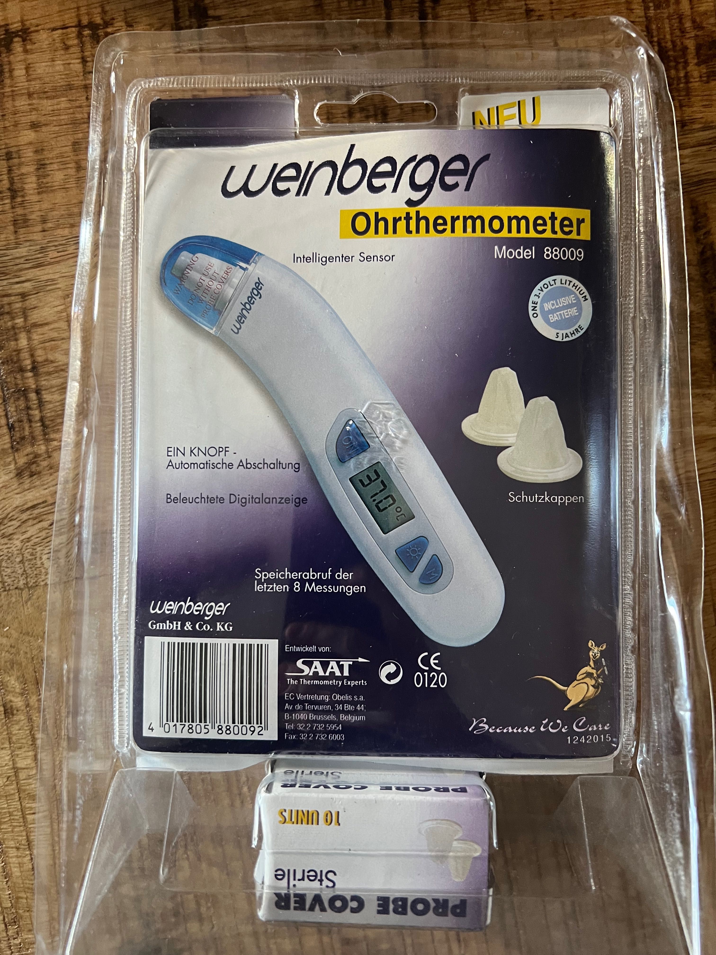 Termometr bezdotykowy do ucha Weinberger