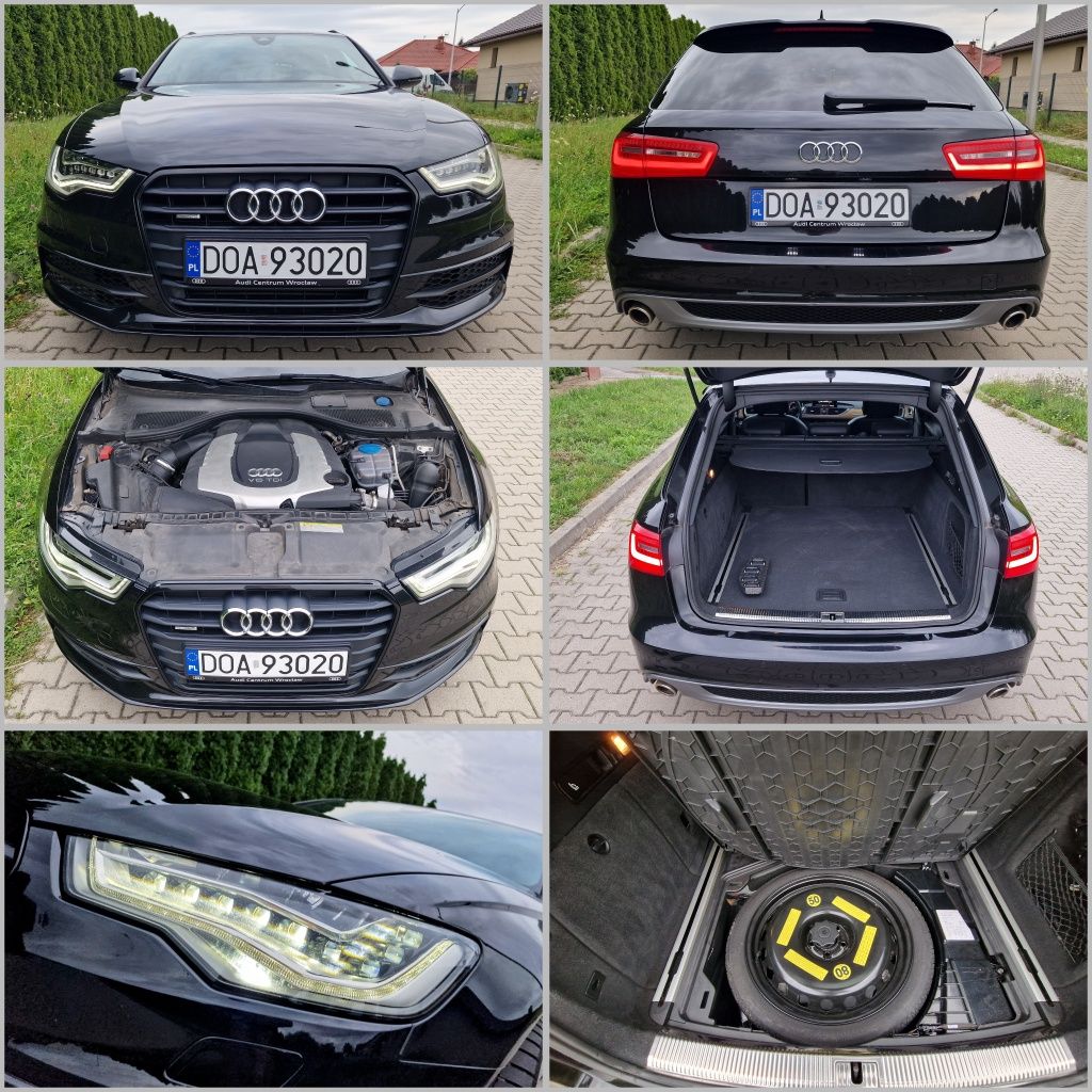 Audi A6 C7 3.0BiTDI 313KM QUATTRO, S-Line, MATRIX, Bose, HUD, Zamiana