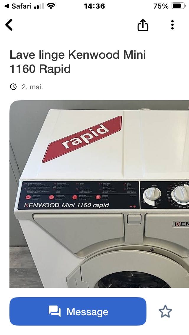 Máquina de lavar roupa mini - 3 kg
