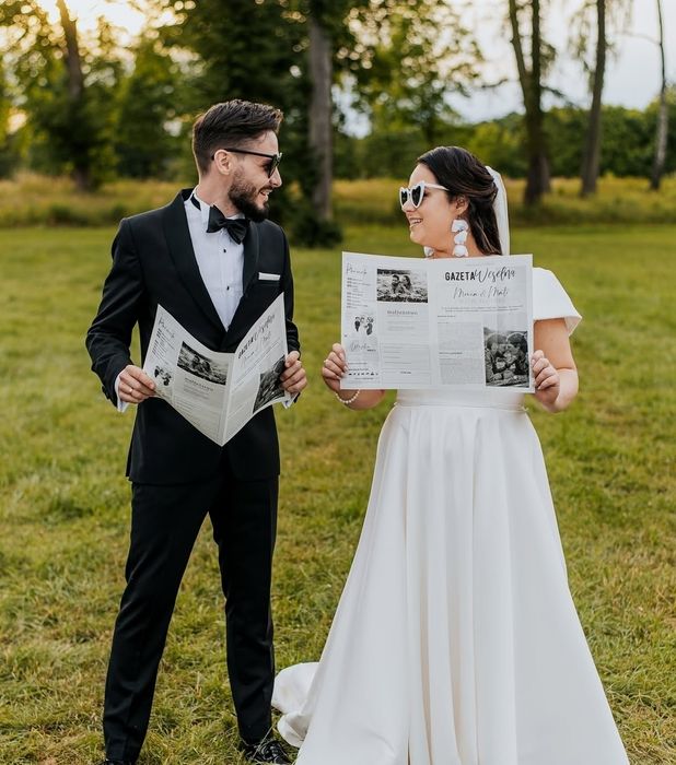 Gazeta Weselna, pamiątka weselna, druk, przesyłka, GAZETKA,