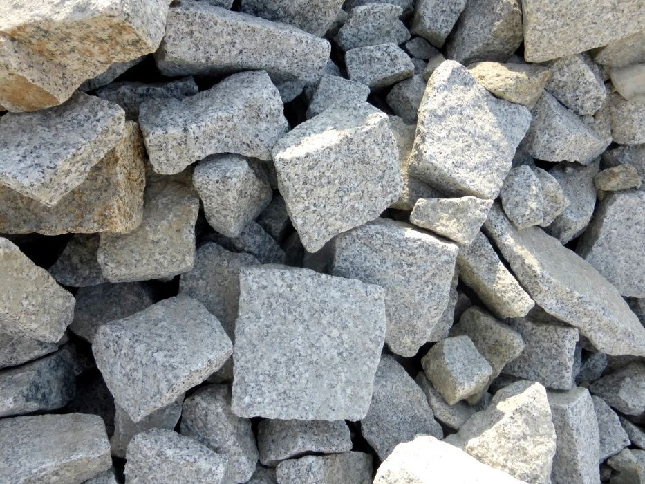 Kostka Granitowa Grys Granitowy GRANIT Ogrodowy Murowy Gabion Kamień