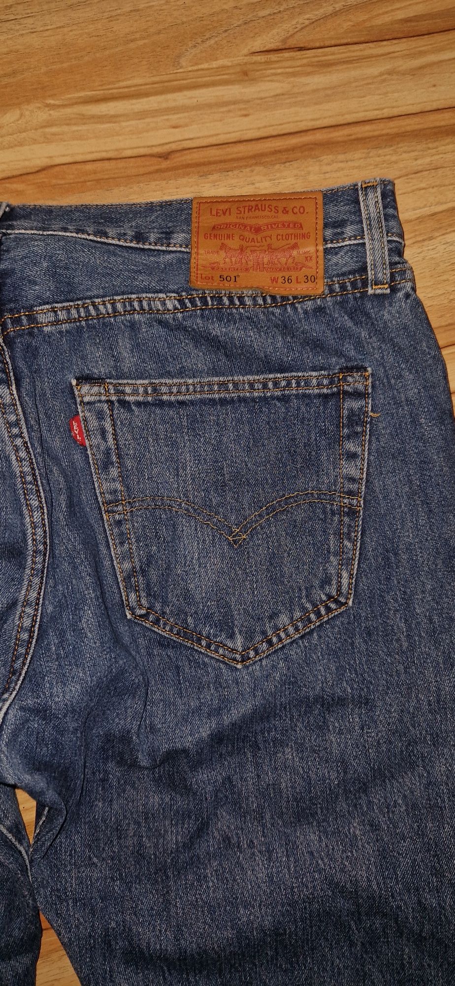 LEVIS 501 36/30 spodnie jeansy męskie