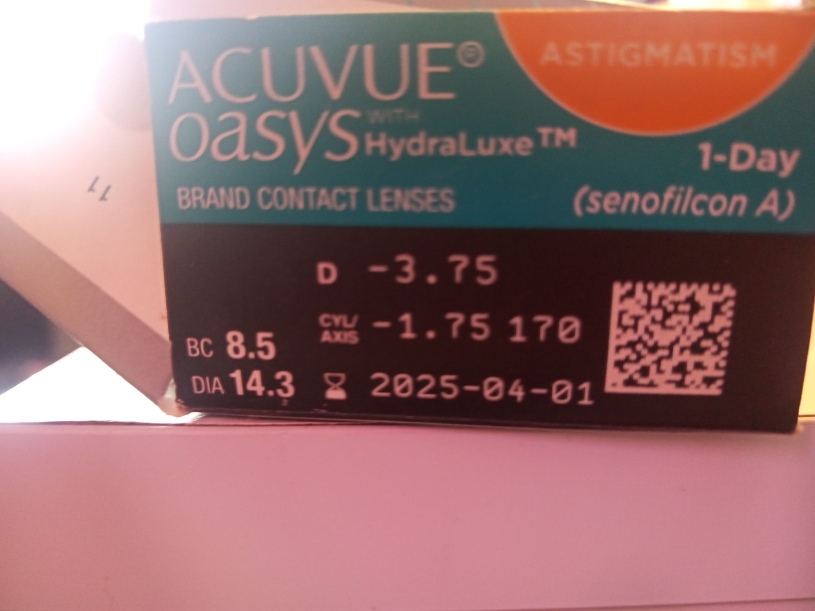 Soczewki acuvue oasys