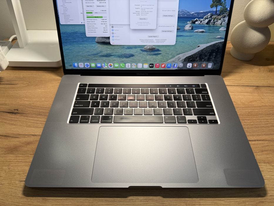 MacBook Pro 16 2019 8-Core i9 16GB 1TB Radeon 5500 4Gb 81%