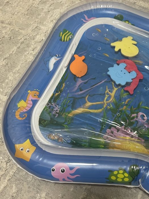 Ігровий надувний розвиваючий килимок для дітей підводний світ